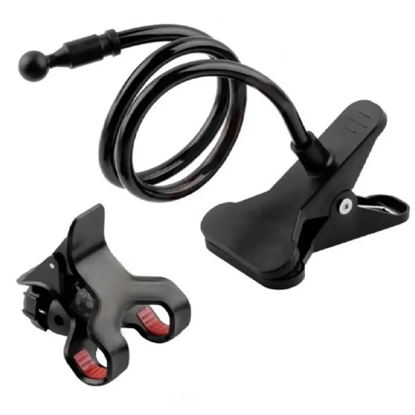 Soporte flexible para celular ajustable en color negro