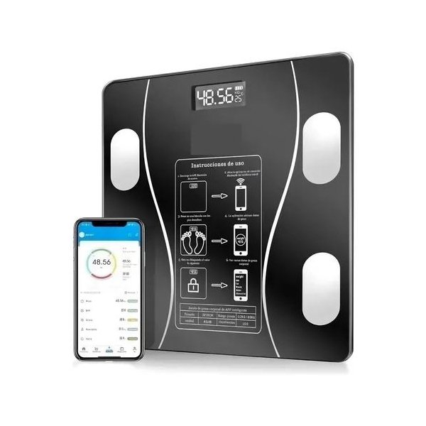 Báscula Pesa Digital Bluetooth con Análisis Corporal