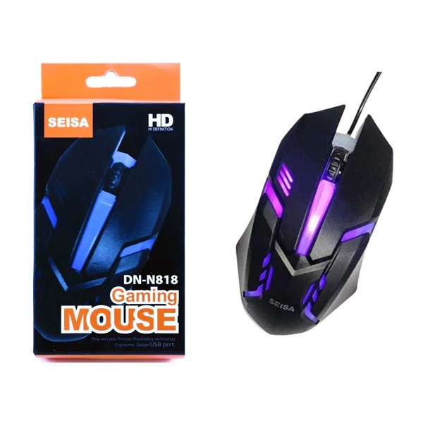 Mouse Gaming HD DN-N818 con Luz RGB
