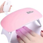 Lámpara de uñas mini portátil 6W UV/LED color rosa