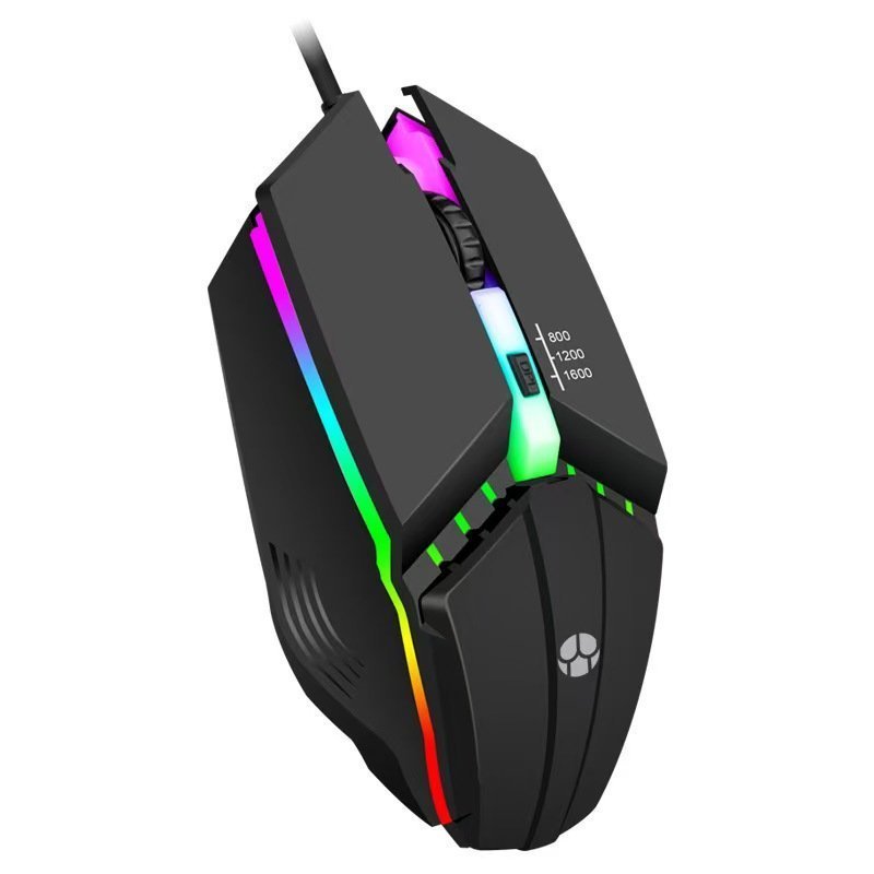 Mouse Gamer Alámbrico Conexión USB LX-X3 Pro con retroiluminación LED y sensor óptico de alta precisión | Zorby