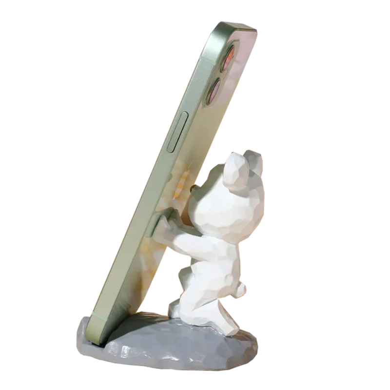 Soporte para Celular Polar Gold con Diseño Geométrico | Zorby